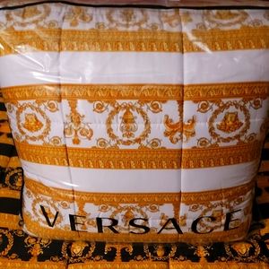 Versace I ♡ Barocco & Robe King Comforter KING SIZE REVERSIBLE WHITE & BLACK